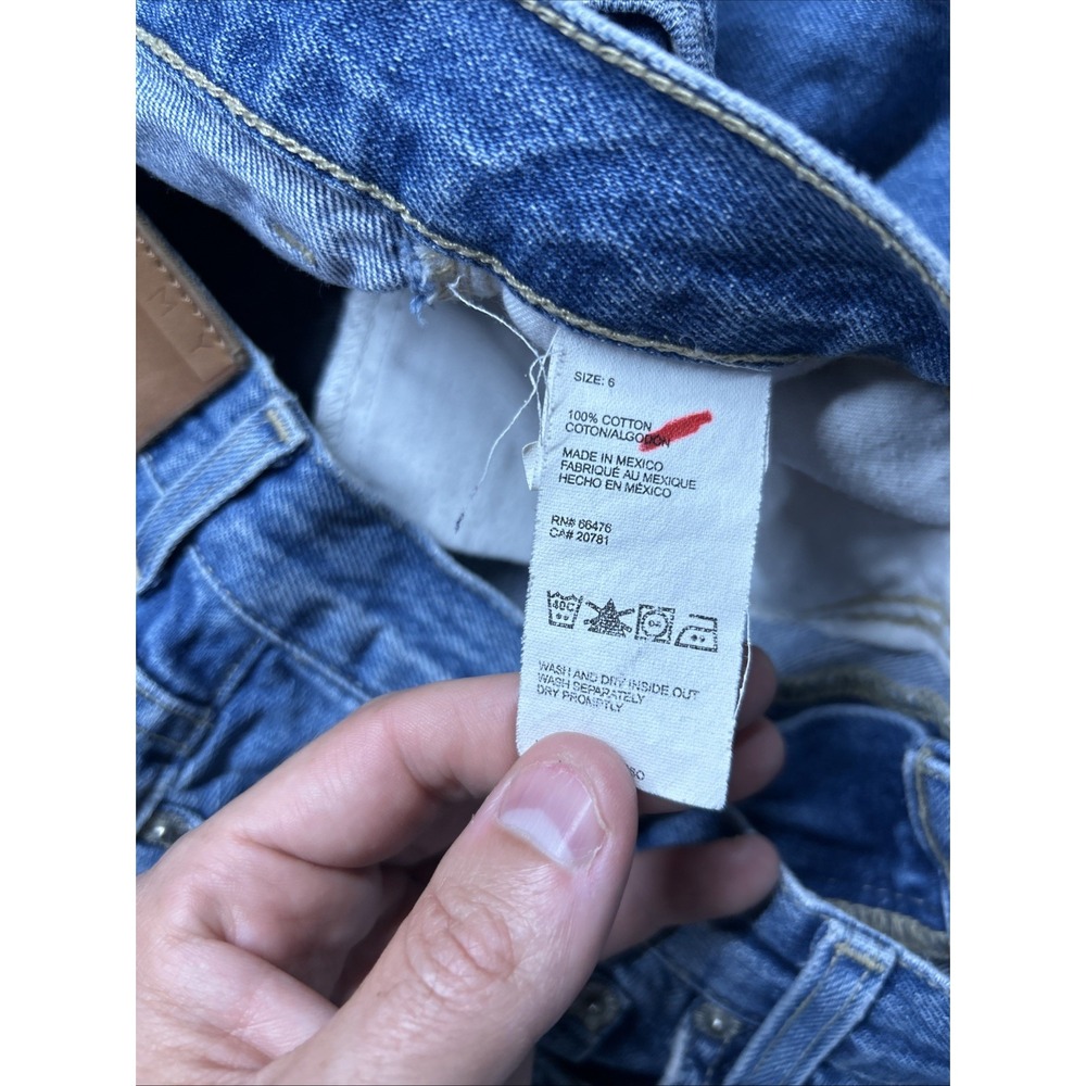 Tommy Hilfiger Vintage 2002 Boyfriend Jeans Vintage Size 6 Women's 25x30 Blue - Picture 7 of 8